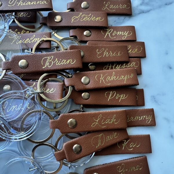 Hot Foil Keychains
