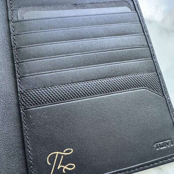 Custom Initials on Tumi Wallet