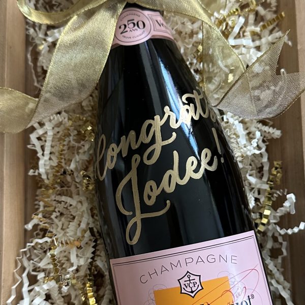 Custom Lettered Champagne
