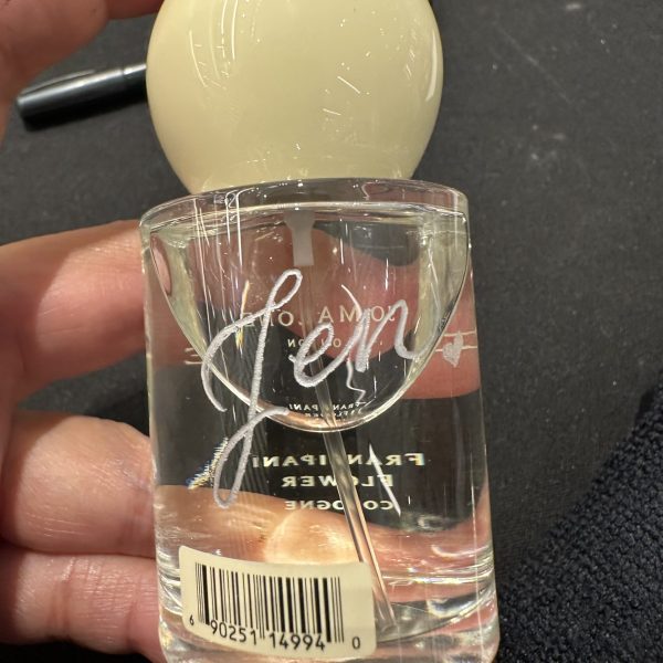 Hand Engraved Jo Malone Perfume Bottle